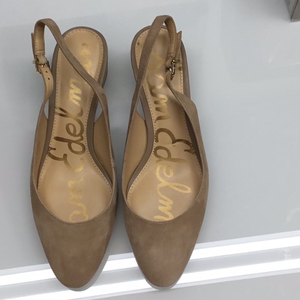 Preowned Sam Edelman sling back shoes